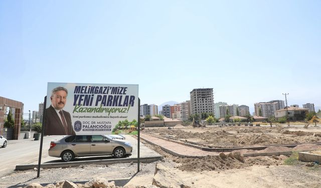 Melikgazi’de yeni park yapımı başladı