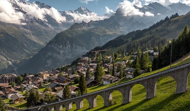 İsviçre’nin masalsı vadi kasabası