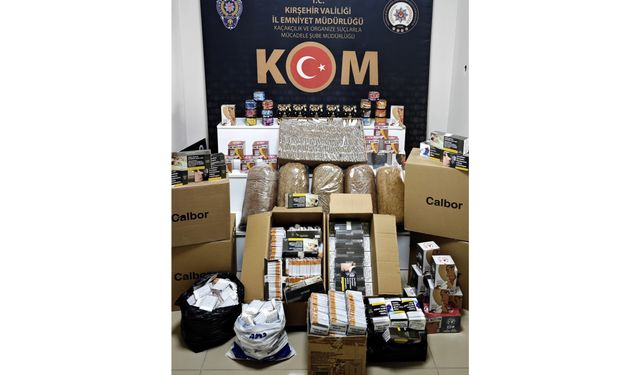 Kırşehir’de Kaçakçılığa Darbe