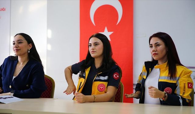 112 personeli işaret dili öğreniyor