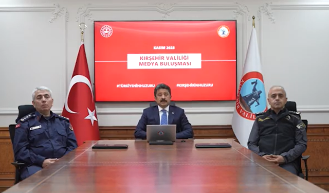 Kırşehir'de 2025 Kasım Ayı Asayiş Raporu Açıklandı