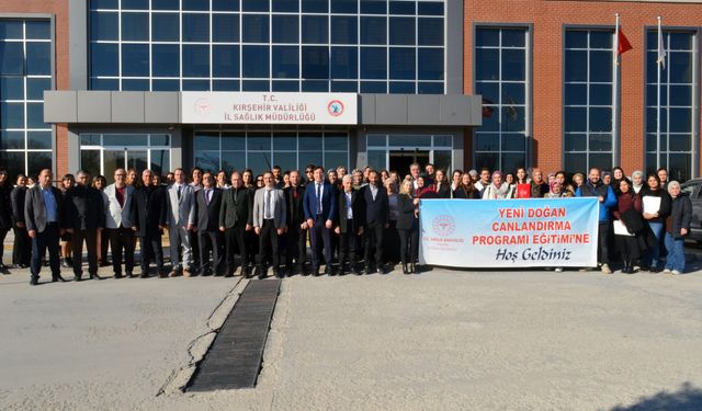 Kırşehir’de NRP uygulayıcı eğitimi sertifika töreniyle tamamlandı