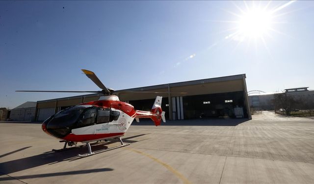 Malatya'daki ambulans helikopter 6 ilde hastalara umut oluyor