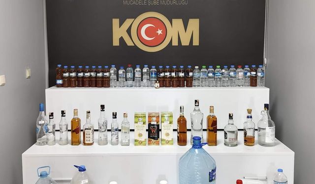 Sahte içki operasyonunda 3 şüpheli tutuklandı
