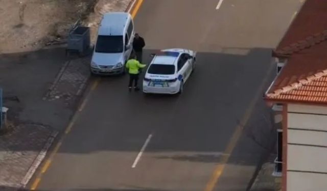 Ehliyetsiz Sürücü Drone ile Kıskıvrak