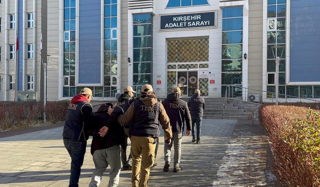 Kırşehir'de nefes kesen operasyonda 3 kişi tutuklandı