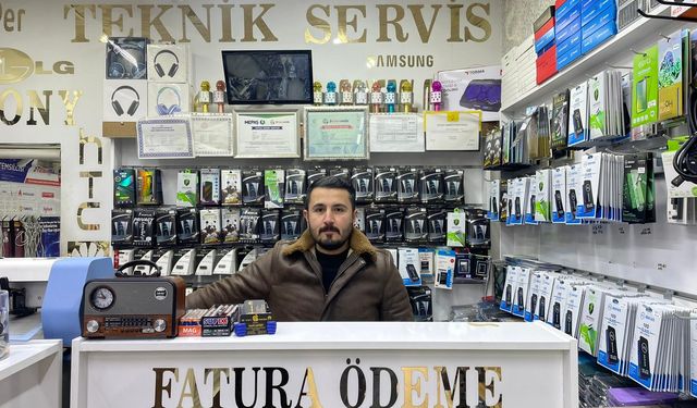 Samet Koç açıkladı! Kırşehir’de ikinci el telefonculukta karla birlikte risk de var…