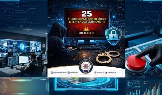 Kırşehir’de Siber Takip: 25 Site Engellendi!..