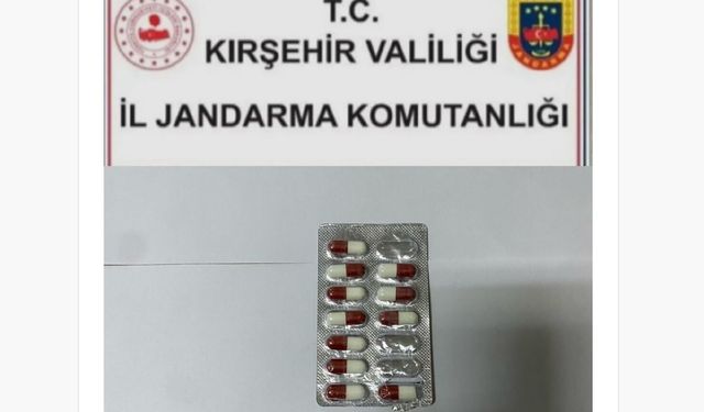 Kırşehir'de Şüpheli Şahıstan Sentetik Hap Çıktı