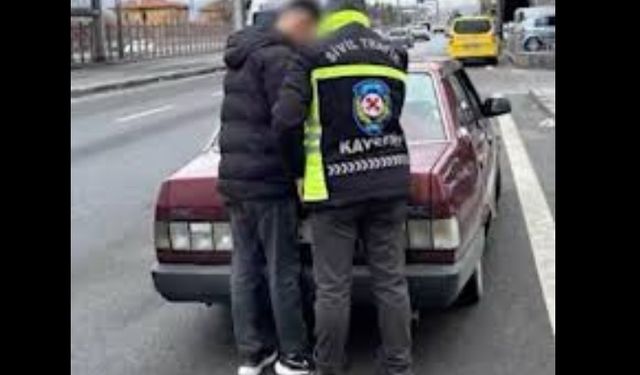 Trafiği tehlikeye atan sürücüye ağır yaptırım