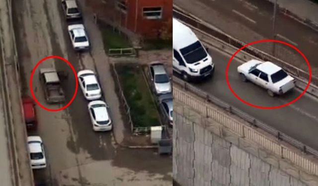 Ehliyetsiz Sürücü Ters Şeride Girip Pikapla Kaçtı: Dronla Yakalandı