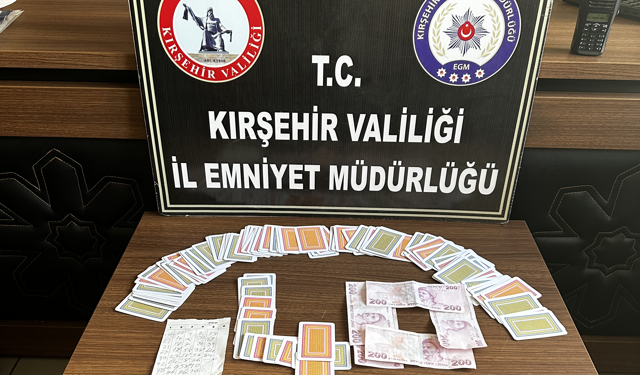 Kırşehir’de Kumar Operasyonu: Binlerce Lira Ceza Yağdı!