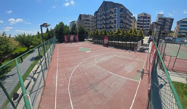 Kırşehir Kent Parkı Basketbol müsabakalarına hazır