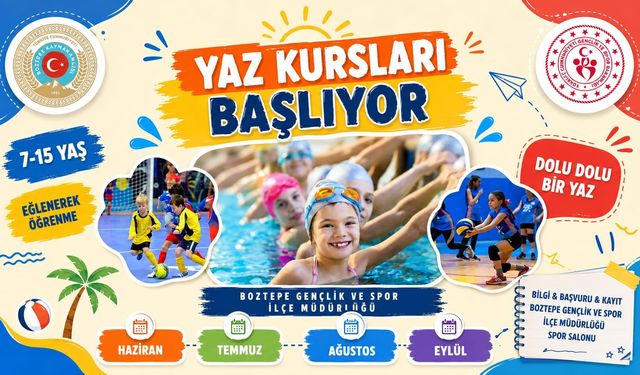 Boztepe’de Yaz, Sporla geçecek