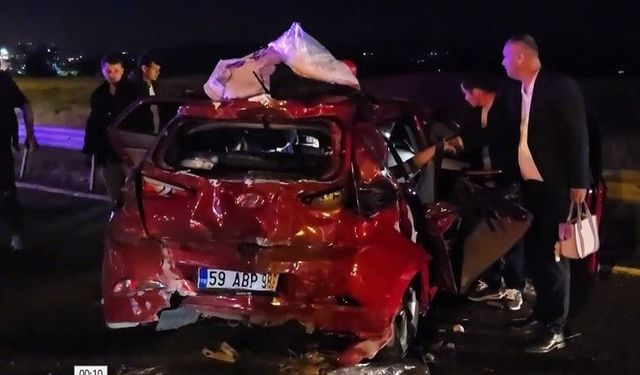 Hurdaya Dönen Araçtan 3 Yaralı Çıktı