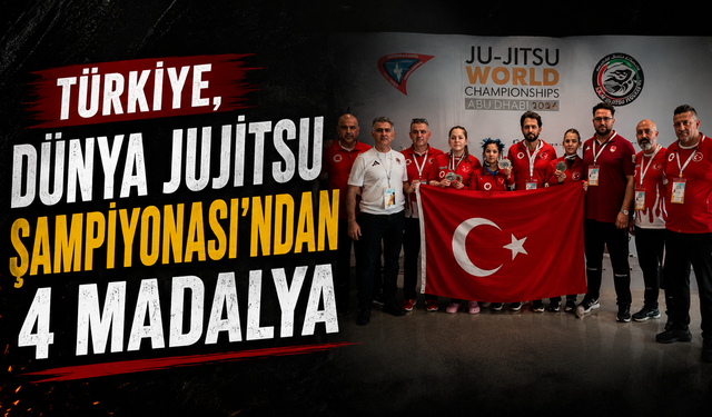 Türkiye, Dünya Jujitsu Şampiyonası'ndan 4 madalya kazandı