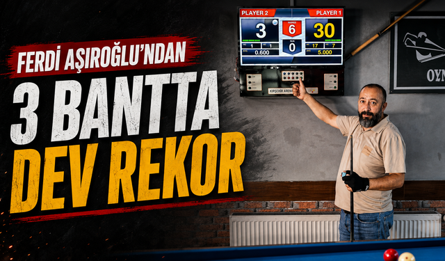 Ferdi Aşıroğlu'ndan 3 bantta dev rekor