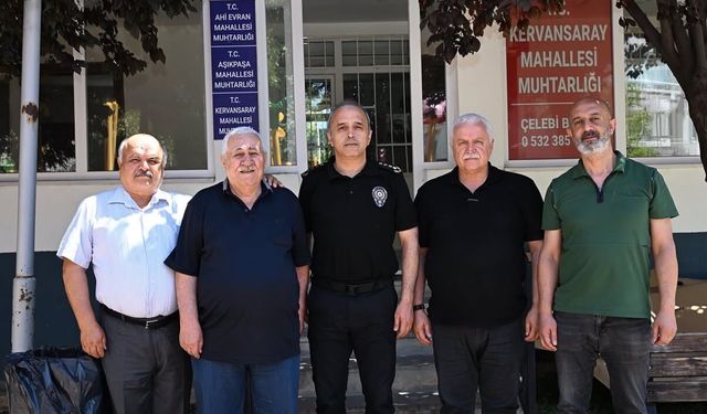 Emniyet Müdürü Görücü’den Mahalle Muhtarlarına Ziyaret