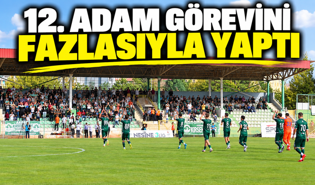 12. Adam görevini fazlasıyla yaptı