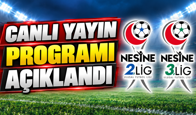 Canlı yayın programı açıklandı
