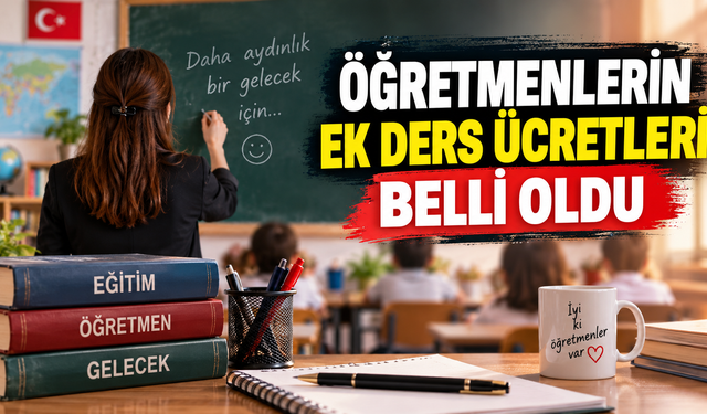 Öğretmenlerin Ek Ders Ücretleri Belli Oldu