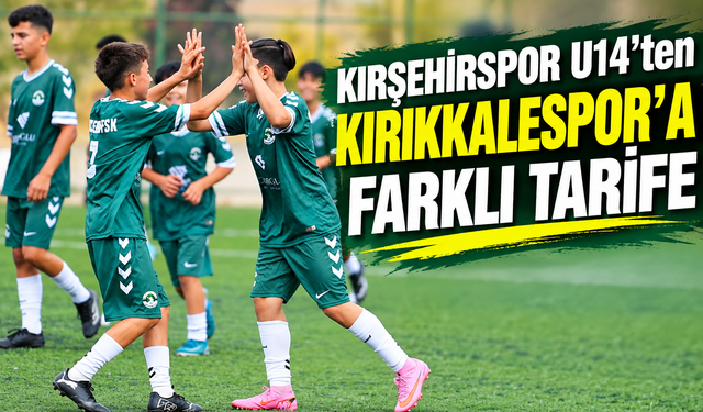 U14’te 6 gollü gövde gösterisi