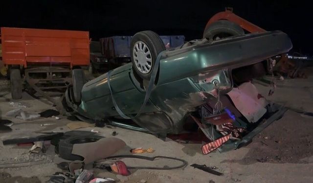 Otomobil Devrildi, Sürücü Ağır Yaralandı