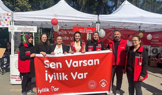 Kaman Ceviz Festivali’nde “İyilik Var” Hareketi Tanıtıldı!