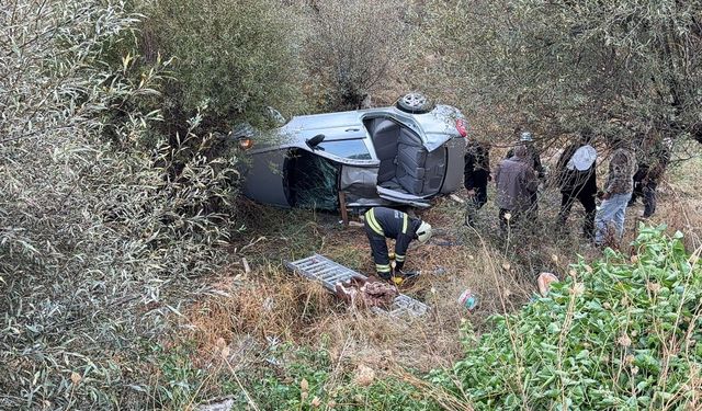 Şarampole Devrildi! Aralarında Çocuğun da Bulunduğu 5 Kişi Yaralandı