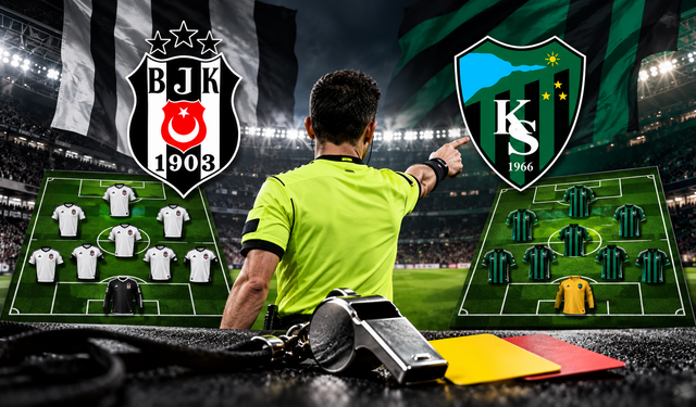 Beşiktaş-Kocaelispor Muhtemel 11'ler Belli Oldu mu? Maçın Hakemi Kim?
