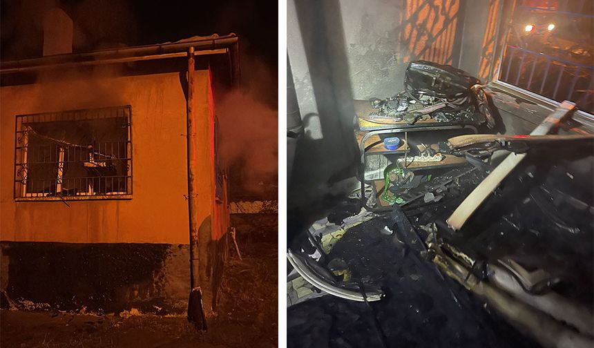 Kırşehir'de evinde yangın çıkan 101 yaşındaki yaşlı kadın hayatını kaybetti