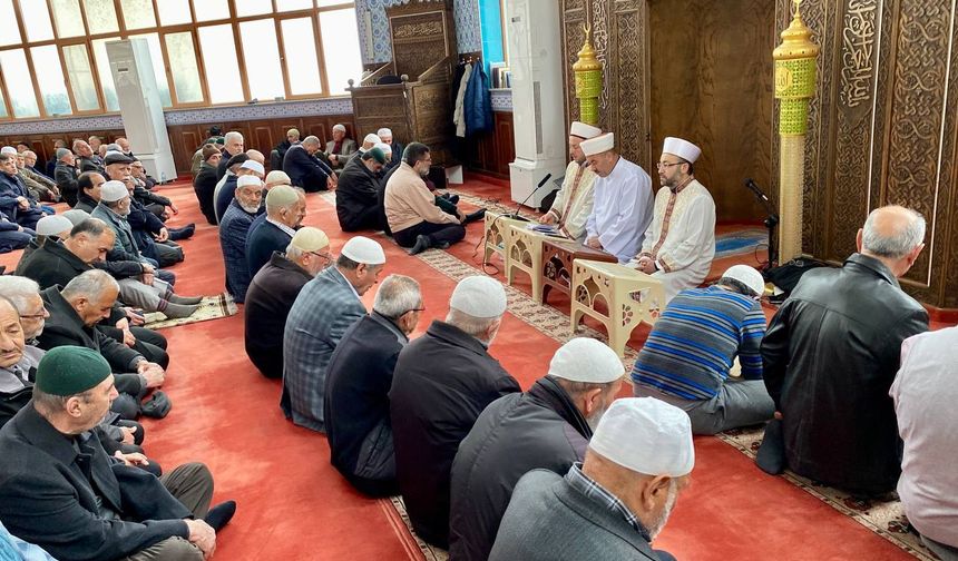 Şehitler ile depremde hayatını kaybedenler için mevlit okutuldu