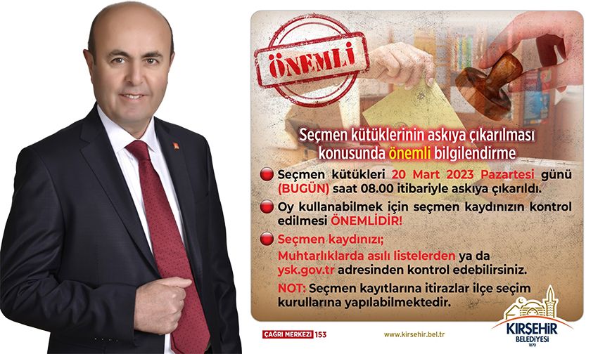 Başkan Ekicioğlu’ndan seçmenlere çağrı…