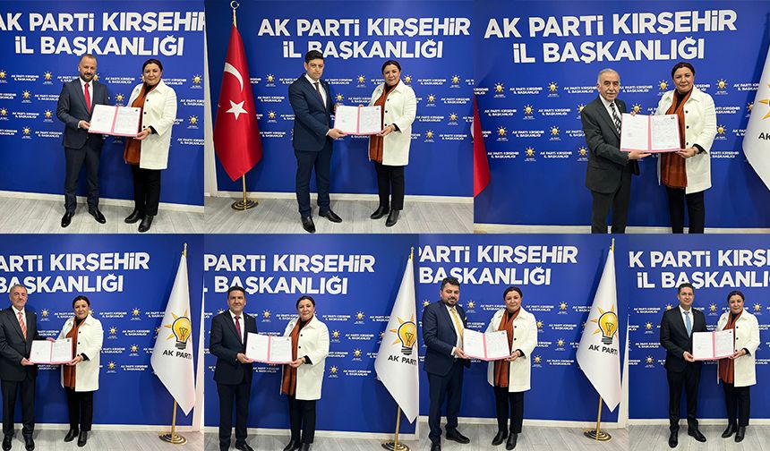AK Parti’nin Kırşehir’deki aday adayları başvurularını yapıyor