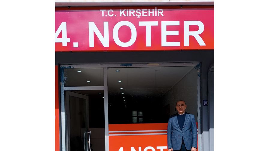 Kırşehir 4. Noter hizmete açıldı