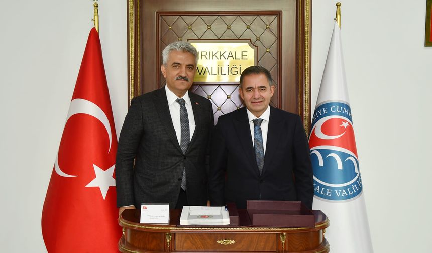 Vali H. Mete Buhara’dan Kırıkkale Valisi’ne ziyaret