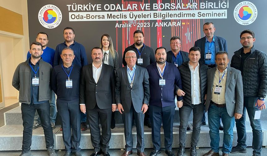 TSO Meclis Üyeleri Seminere katıldı