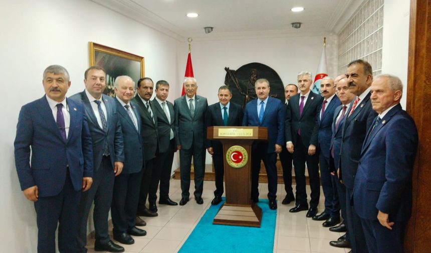 BBP lideri Destici’den Kırşehir ziyaretleri…