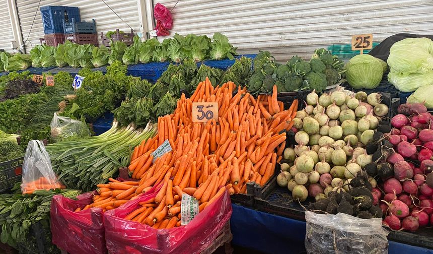 Kırşehir pazar yerinde fiyatlar artışa geçti