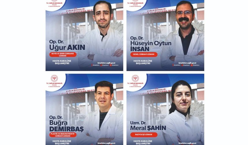 Dört yeni hekim atması yapıldı
