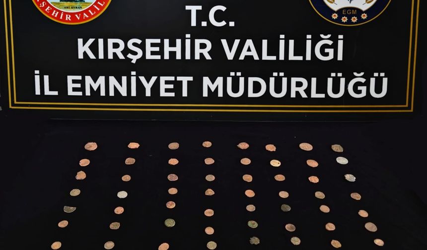 Son dakika!.. Kırşehir'de tarihi eser kaçakçılığı operasyonu: 3 gözaltı