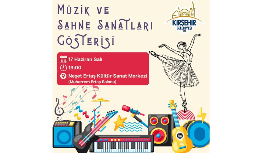 Kırşehir’de sahne çocukların!