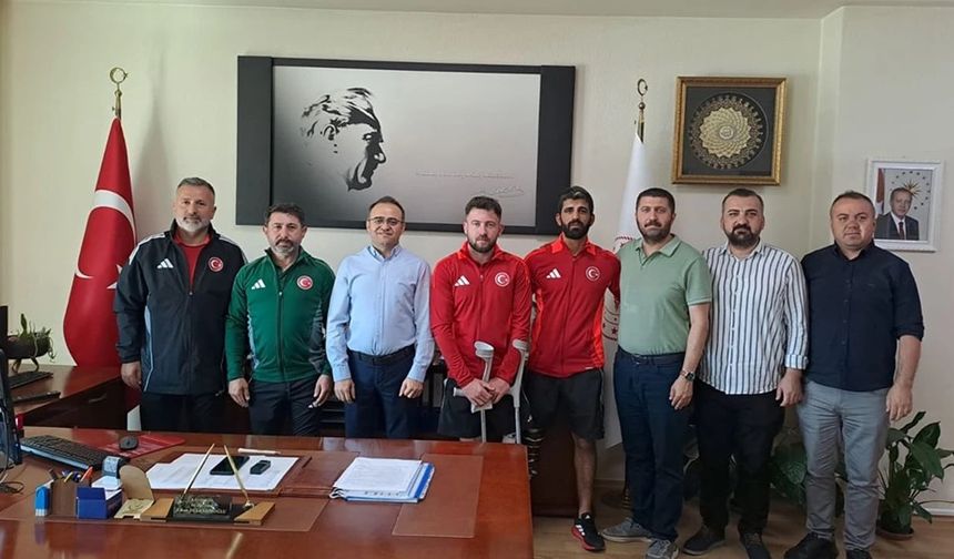 Ampute Futbol Milli Takımının ziyaretleri sürüyor