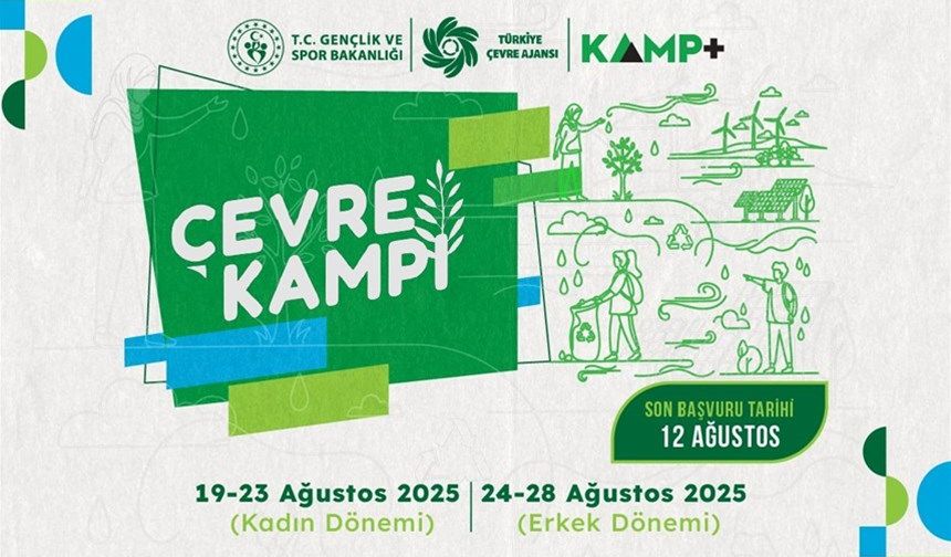 KAMP+ çevre kampı başvuruları başladı!