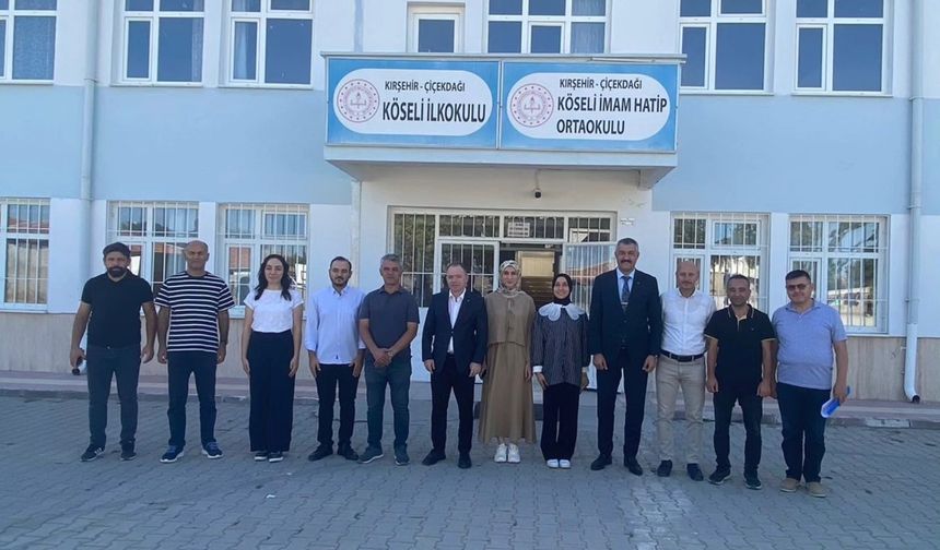İl Millî Eğitim Müdürü Yasin Gülşen’den Köseli Okullarına Ziyaret