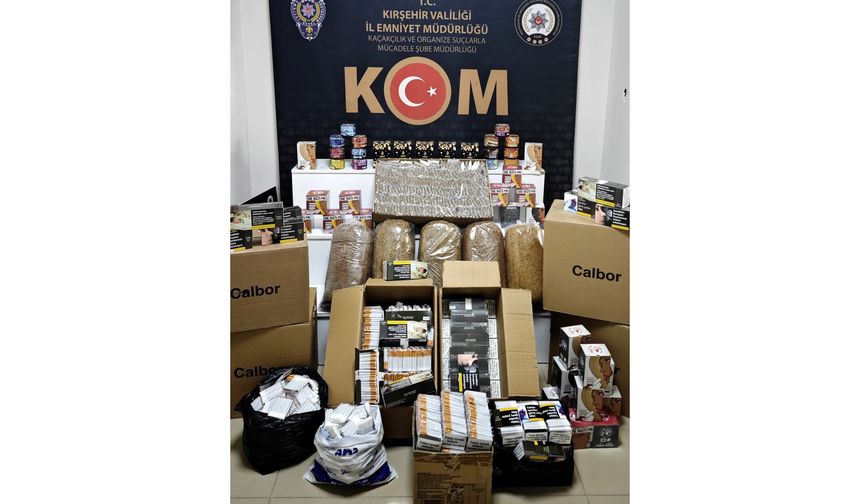 Kırşehir’de Kaçakçılığa Darbe