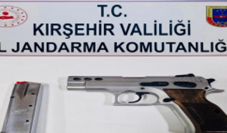 Kırşehir’de silah operasyonu: 2 gözaltı