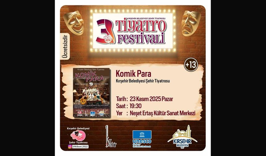 “Komik Para” Tiyatro severlerle buluşacak