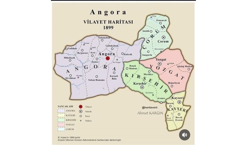 Osmanlı’dan Cumhuriyet’e Kırşehir’in Yolculuğu: Haritalar Konuşuyor