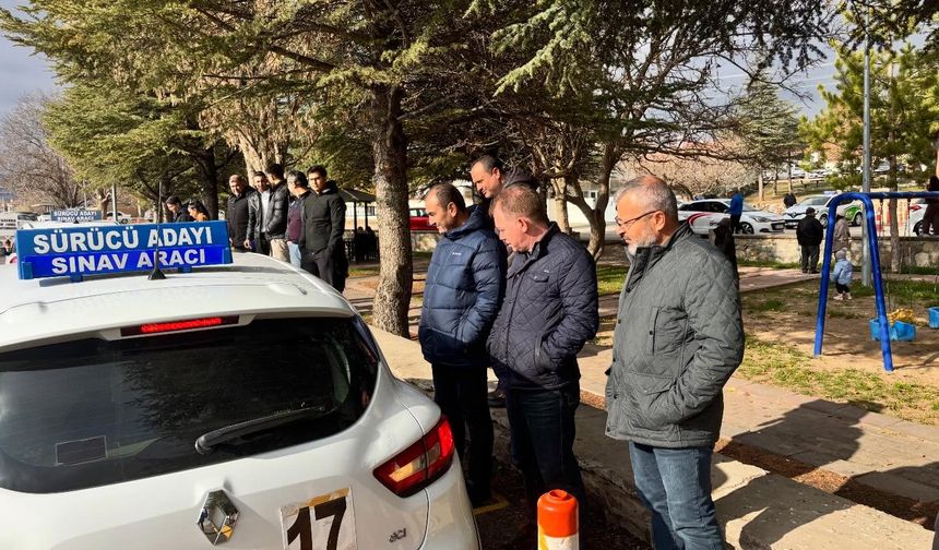 İl Millî Eğitim Müdürü MTSK Direksiyon Sınavını Yerinde İnceledi